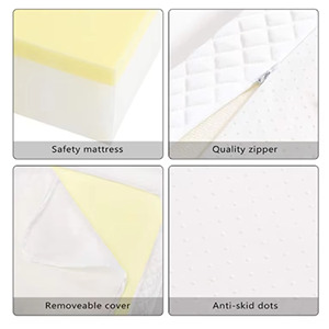 Small Size Modern Baby Cot Mattress Coconut Waterproof Eco-Friendly <b>Memory</b> <b>Foam</b> Spring Hybrid School Bedroom Washable Breathable - Product Image 5