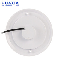 Lampe LED subaquatique Huaxia ABS Slim Flat 10W RGBW Wifi Tuya 12V pour piscine, montage mural