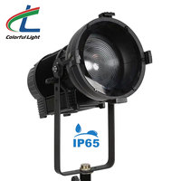 Projecteur LED professionnel étanche 300W blanc chaud/froid avec zoom Fresnel 15-55° DMX512 pour théâtre et studio