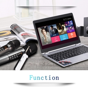 UHF <b>Wireless</b> Dynamic Handheld Professional Karaoke Echo <b>Microphone</b> with 50M Range FM Stereo Rechargeable Battery - Product Image 6