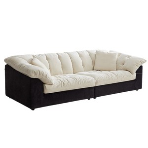 Camellia Fabric Sofa 2.7m <b>U</b>-Shape Removable Washable Down Filling <b>Living</b> Room Sofa - Product Image 2