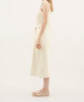 Robe longue en lin tissé écologique personnalisée à faible MOQ, sexy et sans manches, pour femme, idéale pour l'été