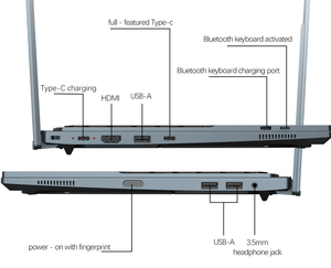 Laptop Touchscreen 2 in 1 YOGA da 14 Pollici con Intel Core <span class=keywords><strong>I7</strong></span> 12a Gen 1270P AI, Doppio Display, DDR5, WIFI6, Modalità Schermo Singolo e Doppio - Product Image 3
