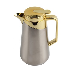 Modern Luxury Stainless Steel Water <b>Kettle</b> With <b>Gold</b> Lid And Handle Thermal Insulation Design - Product Image 2