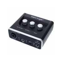 Pack d'enregistrement complet Behringer U-Phoria Studio avec interface audio USB, microphone à condensateur et casque de studio