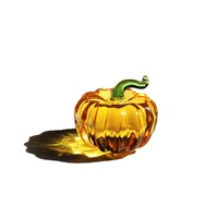 Eenvoudige Chinese stijl ambachtelijke witte kristallen ornamenten pompoen aardbei ananas persimmon bubba citrus fruitschaal zakelijk