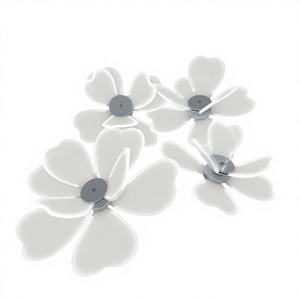 Lámpara de Pie LEDA Moderna Blanca Cálida con Altura Ajustable para Decoración de Pasillos de Flores, Ideal para Bodas y Eventos - Product Image 1