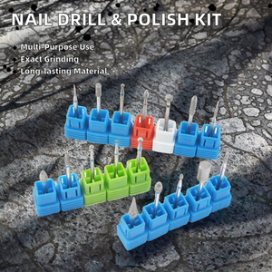 Brocas de Diamante para Taladro de Uñas, Lima Eléctrica y Pulidora, Herramientas Rotatorias para Limpiar Cutículas, Herramientas Profesionales para Taladro de Uñas - Product Image 2