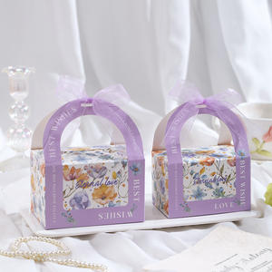 Boîte Cadeau de Luxe pour Pâtisseries et Biscuits avec Poignée et Ruban – Idéale pour Chocolats, Macarons et Autres Aliments – Finition Brillante - Product Image 5