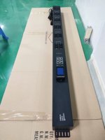 GWGJ 0U Équipement de distribution d'énergie 63A 12 voies Connecteur de prise C19 Compteur intelligent/électrique Bloc multiprise central ATA PDU Noir