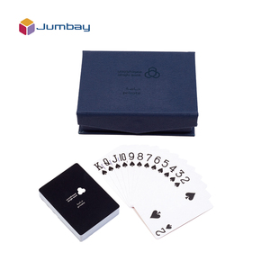 <span class=keywords><strong>Cartes</strong></span> <span class=keywords><strong>à</strong></span> jouer écologiques en papier/PVC avec logo personnalisé recto-verso avec étui <span class=keywords><strong>de</strong></span> luxe portable pour usage familial - Product Image 4