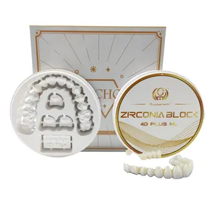 China Fábrica Melhor Preço Dental Lab Consumíveis Produtos Rápida Sinterização De Zircônia Coroa 4d Multicamadas De Zircônia Dental Disco Em Branco