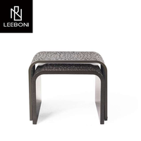 Tables centrales de luxe de style moderne Table basse dorée de salon au design doré