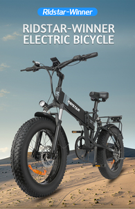 Bicicleta Eléctrica de Montaña de Aluminio con Suspensión Completa de 48V 1000W, Batería de Litio de 15AH, 7 Velocidades, Neumáticos Gruesos de 20 Pulgadas, Bicicleta Eléctrica H20 - Product Image 5