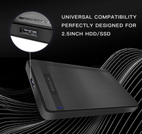 Boîtier externe pour disque dur SSD 2,5 pouces, prix d'usine, vente chaude, boîtier ABS pour disque dur SSD, USB3.0, boîtier pour disque dur SATA