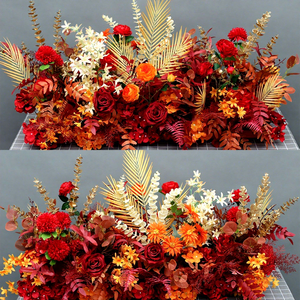 Nueva Colección <span class=keywords><strong>de</strong></span> Bodas: Arreglos Florales a Gran Escala, Decoraciones <span class=keywords><strong>de</strong></span> Flores <span class=keywords><strong>de</strong></span> Seda, Marcadores <span class=keywords><strong>de</strong></span> Caminos Terminados, Arte Floral para Bodas - Product Image 2