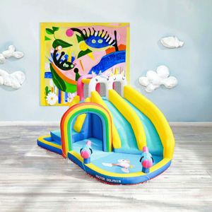 Grand château gonflable commercial en PVC pour intérieur, parc de trampolines intérieur pour enfants, idéal pour le jardin et les garderies - Product Image 4