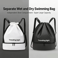 Sac à dos à cordon de serrage de luxe de style designer avec pochette à rabat pour bouteille d'eau, sac fourre-tout, sac à bandoulière, sac hobo, sac de jour, sac étanche