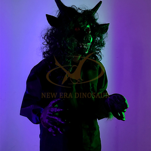 <span class=keywords><strong>Masque</strong></span> en tissu métallique Animatronic Horror Monster Ghost Contrôle humain Décorations imperméables pour maison hantée Centre commercial Public - Product Image 4