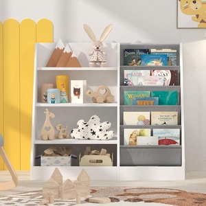 Montessori Toddler bé phòng kệ sách Kệ Sách đồ chơi tổ chức trẻ em bằng gỗ trẻ em kệ sách, kệ sách cho trẻ em - Product Image 5