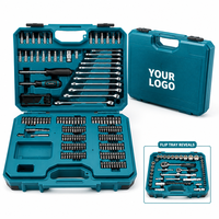 Ensemble complet de tournevis avec étui rigide, poignées OEM, embouts magnétiques PH PZ SL Torx, clé à douille, rallonge et embout pour bougie d'allumage