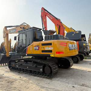 Excavadora de cadenas Sany SY215H, máquina de excavación hidráulica con motor Cummins, modelo 2024, 20 toneladas, calcomanía Dragón Amarillo, modelo usado, 123 kW de potencia - Product Image 2