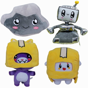 Nhà Sản Xuất Kawaii Búp Bê Sang Trọng <span class=keywords><strong>Foxy</strong></span> Và Boxy Llanky Đóng Hộp Có Thể Đảo Ngược Búp Bê Plushie Phim Hoạt Hình Robot Đồ Chơi Cho Kid Quà Tặng - Product Image 2