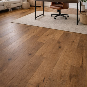 Parquet en bois d'ingénierie à clipser de 20 mm, en chêne européen, peint à la main en trois couches, antimicrobien, qualité ABC, conforme RoHS, avec finition WineCellar - Product Image 1