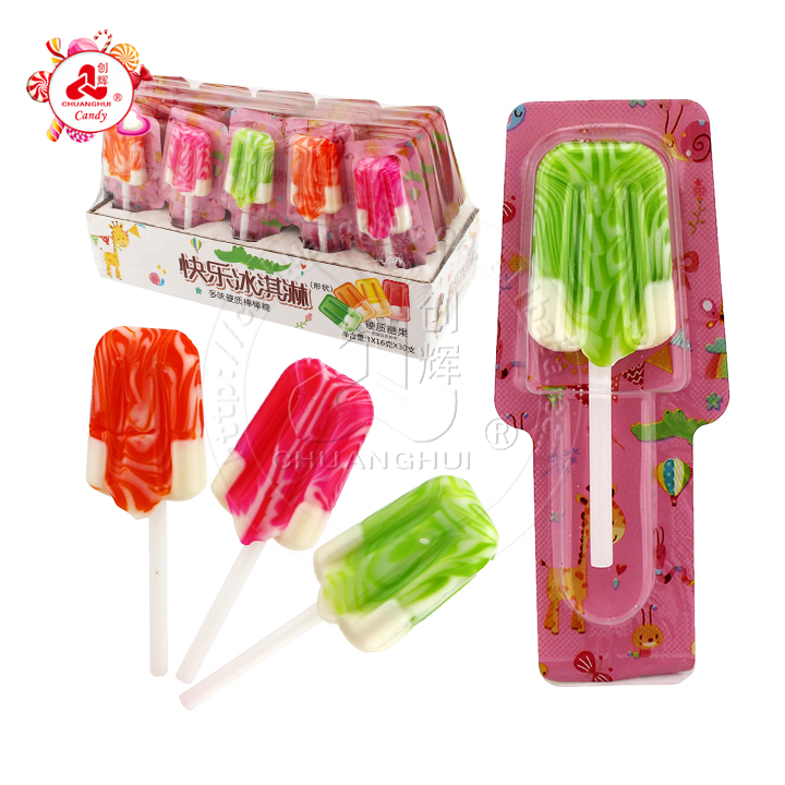 rainbow cube lollipop