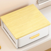 Support de rangement moderne pour machine à café blanc/gris, facile à nettoyer, en métal antirouille, sur pied, pour comptoir, gain de place