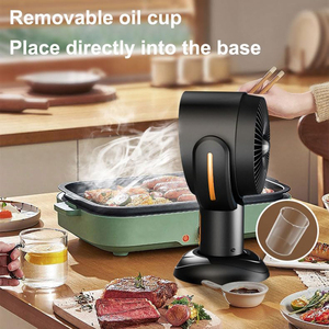 Chargement USB hotte de bureau portable purificateur <span class=keywords><strong>d</strong></span>'<span class=keywords><strong>air</strong></span> hotte de cuisine <span class=keywords><strong>extracteur</strong></span> pour barbecue à la maison marmite - Product Image 4