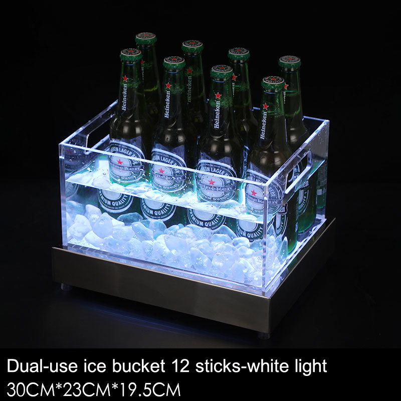 D seau à glace monochrome