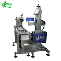 Machine de marquage laser pour coques de stylos, alimentation automatique, laser UV pour une production de marquage entièrement automatique à grande vitesse et sans intervention humaine de produits finis