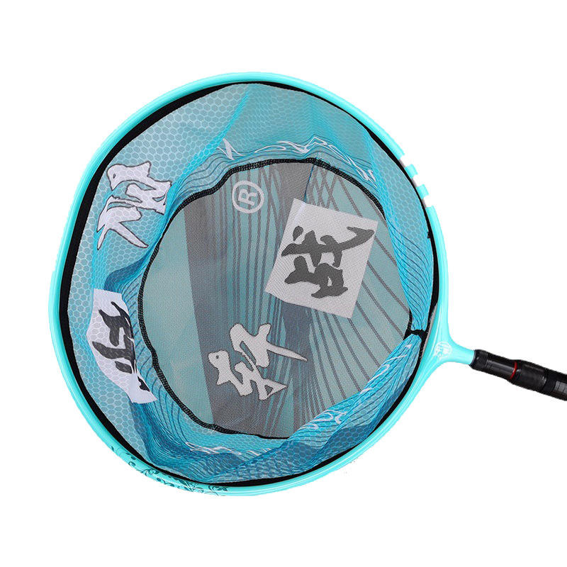 Circular landing net head