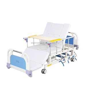 เตียงพยาบาลแบบพลิกได้ รุ่น (FS-E01/E02/E03/E04/<span class=keywords><strong>E05</strong></span>) พร้อมระบบยกหลัง/ขา และปรับระดับได้ 0-55 °   มุมเลี้ยวสำหรับบ้าน/โรงพยาบาล - Product Image 5