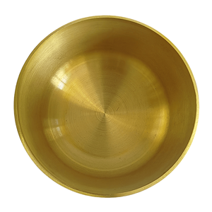 Gele Koperen Meditatie Klankschalen Voor Religieuze Spirituele Teelt Boeddhistische Tempelbenodigdheden Voor Gemoedsrust Gebruikte Tempels - Product Image 3