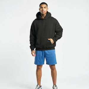 Wholesale 2024 Custom Designed <b>Oversized</b> <b>Hoodies</b> for <b>Men</b> Heavyweight Embroidered <b>Fleece</b> Cotton Printed Blank Hooded - Product Image 1