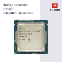 Untuk I5-4570T 4 Core 4 Thread 2.90GHz Base 3.60GHz Turbo Soket 1150 4MB Cache 35W TDP 64-Bit