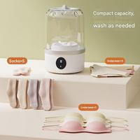 Mini-lave-linge sans fil portable et compact pour le nettoyage des sous-vêtements et des chaussettes à domicile