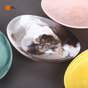 Insalatiera moderna squisita Auqa in resina da 11.1 pollici per servire insalate e antipasti in feste in cucina - Product Image 2