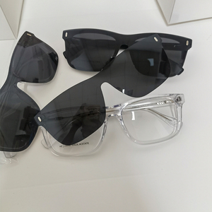 Hot Bán ống kính phân cực hỗn hợp phong cách trong kho một cách nhanh chóng giao hàng bán buôn tùy chỉnh cổ điển Acetate <span class=keywords><strong>clip</strong></span> trên Kính mát khung - Product Image 2