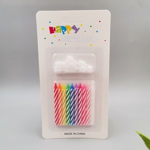 Fabrication de <span class=keywords><strong>bougies</strong></span> d'<span class=keywords><strong>anniversaire</strong></span> faites bougie de gâteau d'<span class=keywords><strong>anniversaire</strong></span> en spirale colorée - Product Image 1