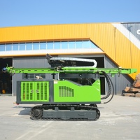 Machine de forage hydraulique automatique pour pieux photovoltaïques, équipement professionnel d'installation de vis de fondation solaire avec roulement