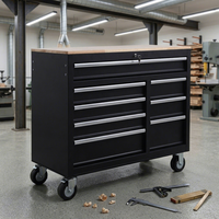Chariot d'atelier robuste avec tiroirs anti-poussière pour outils et rangement