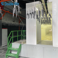 Equipo de Recubrimiento Continuo en Polvo con Sustrato de Acero y Máquina de Sandblasting para Recubrimiento de Superficies de Gabinetes a Precio Competitivo