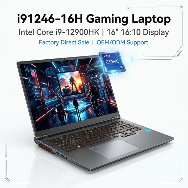 New 16" Intel I9-12900HK Processor RTX 4060 8GB Dedicated Graphics Card DDR5 Memory 16:10 Aspect Ratio Metal Body Gaming Laptops