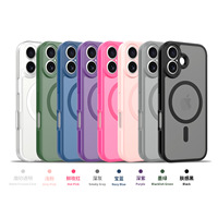 Coque de téléphone magnétique effet seconde peau avec découpe de précision et protection argentée pour iPhone 18 Pro Max, compatible iPhone 17/17 Pro/17 Pro Max, résistante aux chutes et aux chocs pour l'objectif