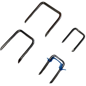 <span class=keywords><strong>Grapas</strong></span> de <span class=keywords><strong>Cable</strong></span> de Metal eléctrico con aislamiento de acero al carbono galvanizado de 1/2 \ "asegura NM BX MC AC UF Grapa de clavo de seguridad con púas azules - Product Image 5