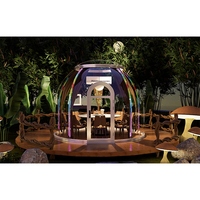 Dôme de Glamping de Luxe pour Hôtel de Camping, Dôme Transparent PC Starrydome pour Location d'Hébergement en Plein Air