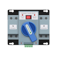 Commutateur de transfert automatique ATS 4P Mini, inverseur de source double alimentation 230V 63A AC de type MCB pour générateur domestique et alimentation de secours